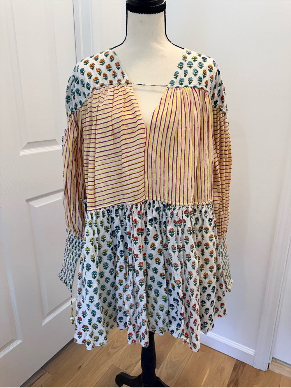 Ash & Eden Boho Patchwork dress